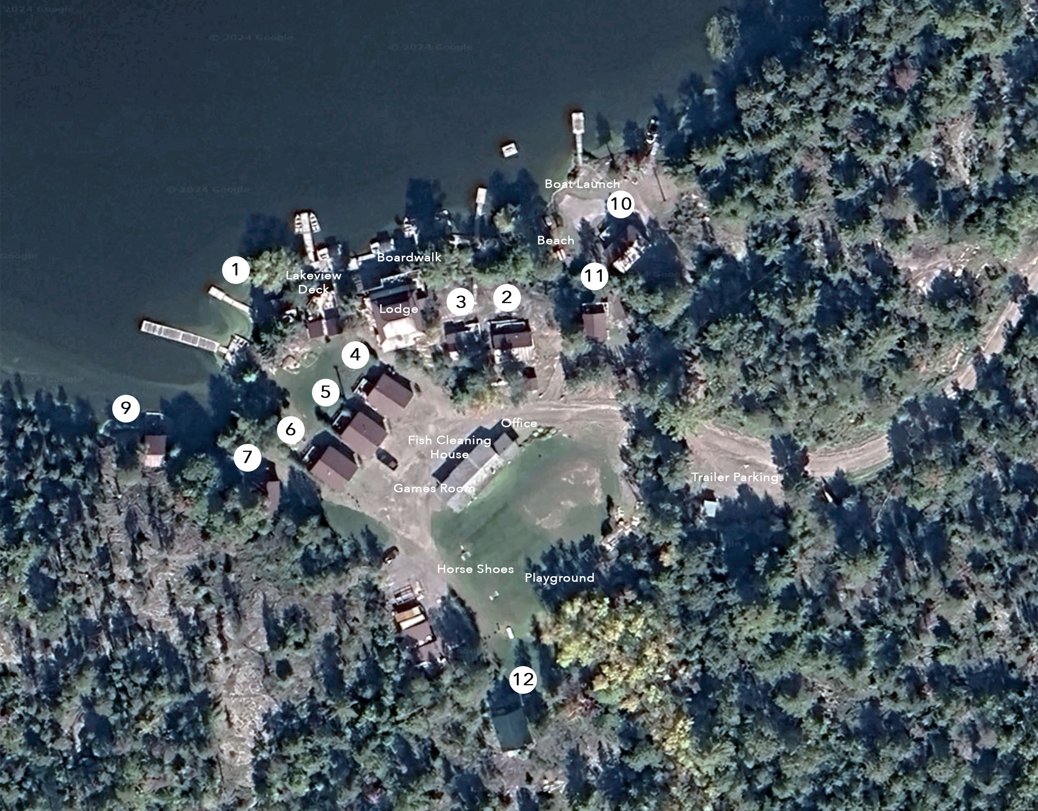 Mashkinonje Resort Map